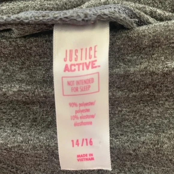 Girls Justice Leggings Gray Size 14/16 - Picture 5 of 6